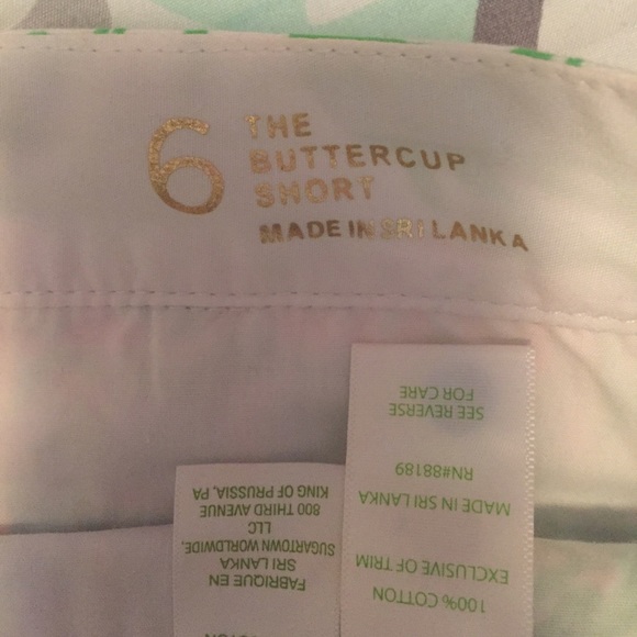 Lilly Pulitzer Buttercup Shorts. Great condition - Picture 3 of 5